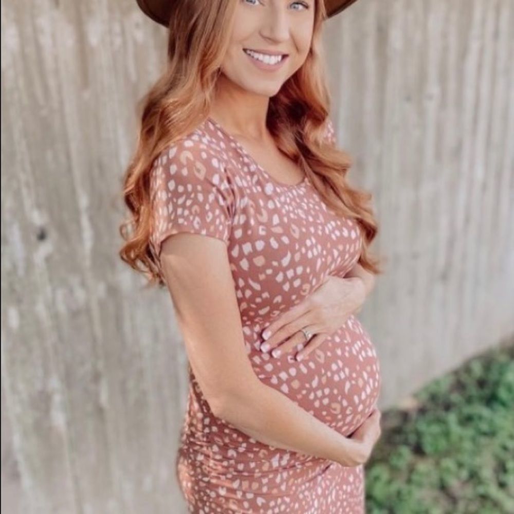 Maternity Dress Brown Ingred and Isabel NWOT